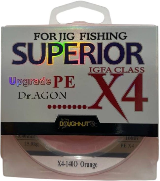 Dr.AGON Рибальський плетений шнур Superior Upgrade PE X4 25кг