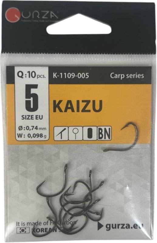 Гачки 10 шт Kaizu 5 size