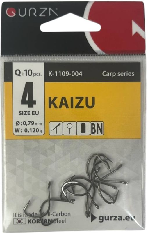 Гачки 10 шт Kaizu size 4
