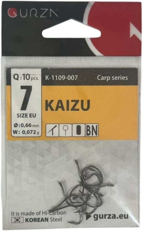 Гачки 10 шт KAIZU size 7