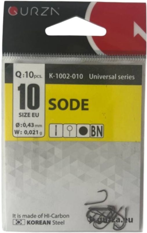 Гачки 10 шт SODE size 10