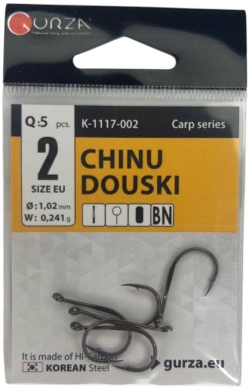 Гачки 5 шт CHINU DOUSKI size 2