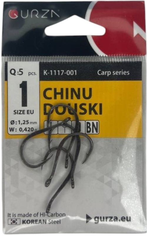 Гачки 5 шт KAIZU size 1