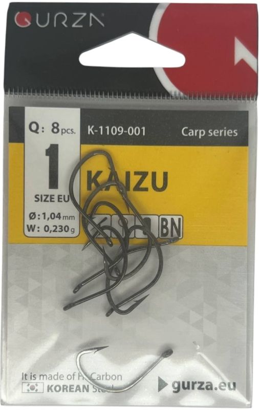 Гачки 8шт Kaizu size 1